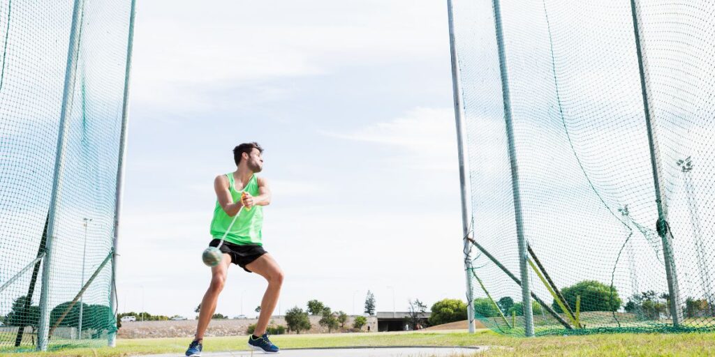 lanzamiento de martillo atletismo